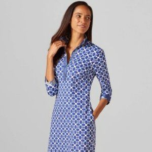 Elena Dress in Essex Geo